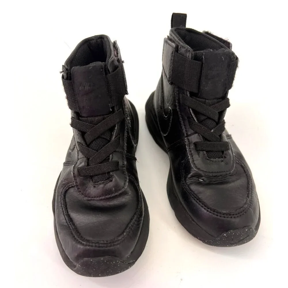 Nike Air Jordan Toddler Kids High Top Sneakers Size 10 Black